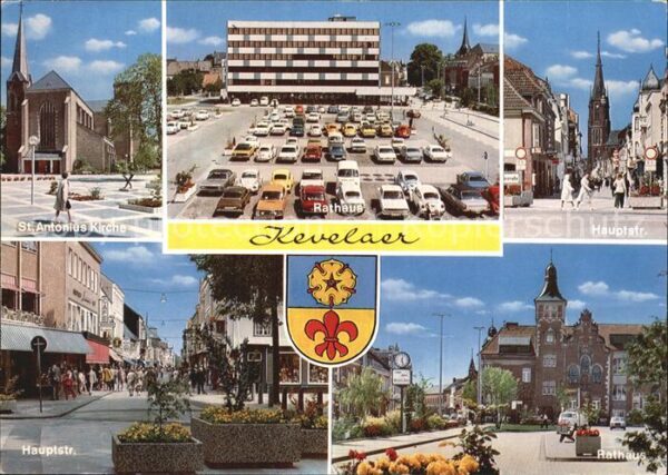 Kevelaer Rathaus Hauptstrasse Kirche