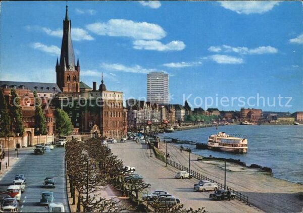 Duesseldorf Rijn-Promenade
