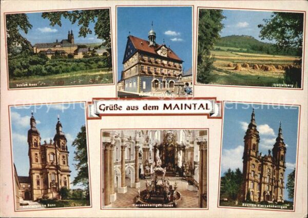 Maintal Schloß Banz Staffelberg Basilika Vierze
