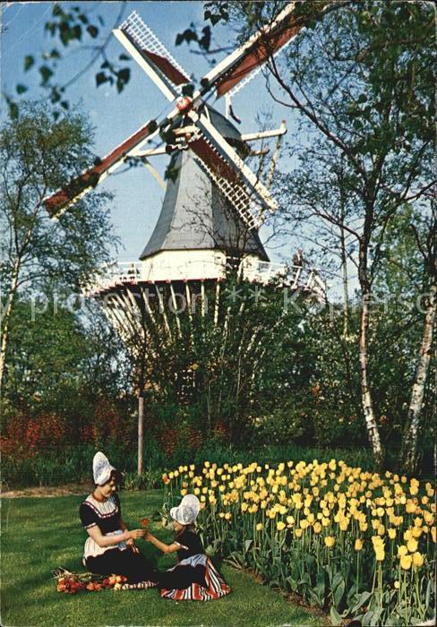 Niederlande Windmühle Tracht