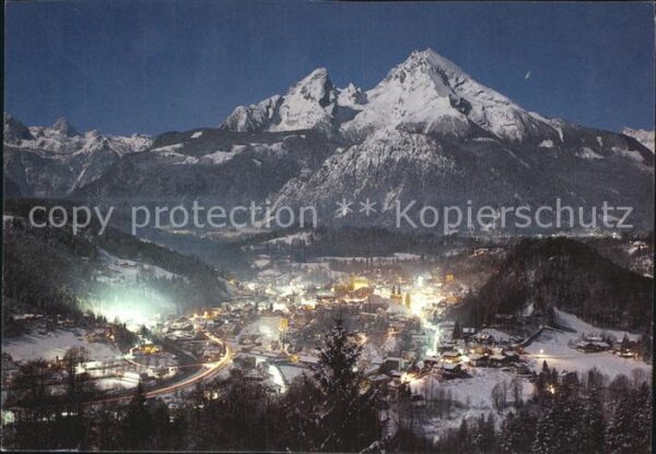 Berchtesgaden Mondnacht
