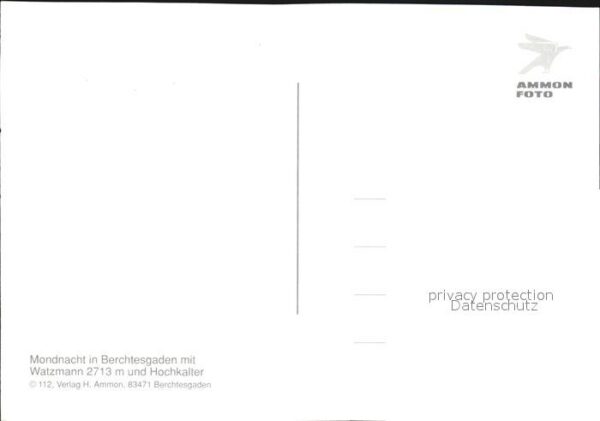 Berchtesgaden Mondnacht – Bild 2