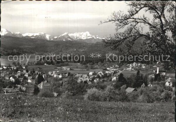 Krumpendorf Woerthersee mit Karawanken