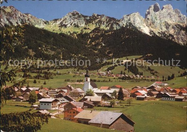 Tannheim Tirol mit Gimpel und Rote-Fluh