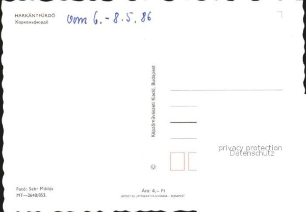 Harkanyfuerdo Thermalbad – Bild 2
