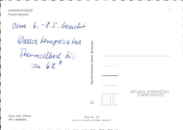 Harkanyfuerdo Thermalbad – Bild 2