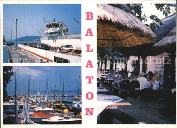 Balaton Plattensee Hafen Restaurant