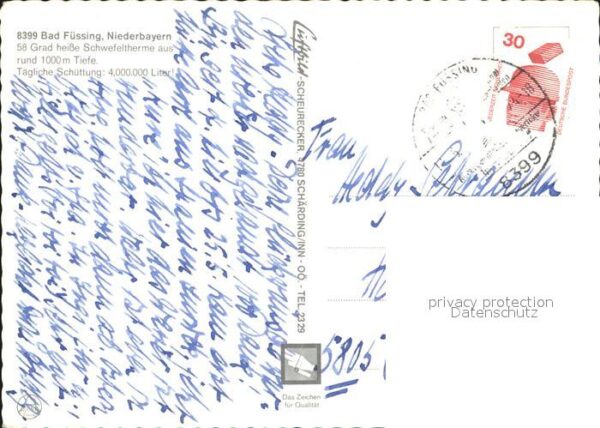 Bad Fuessing Fliegeraufnahme Schwefeltherme – Bild 2