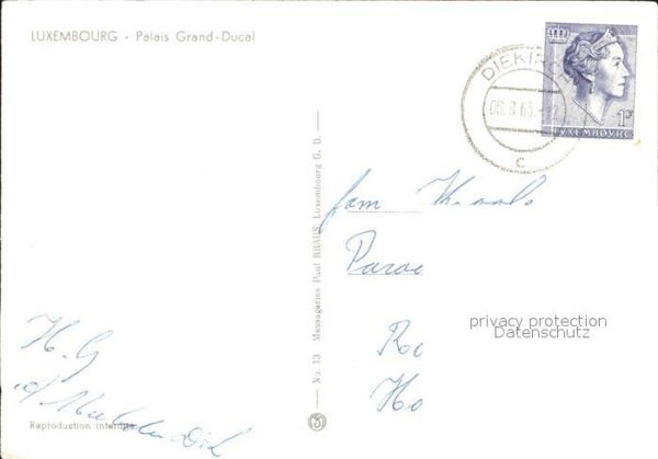 LUXEMBOURG  Luxemburg Palais Grand Ducal – Bild 2
