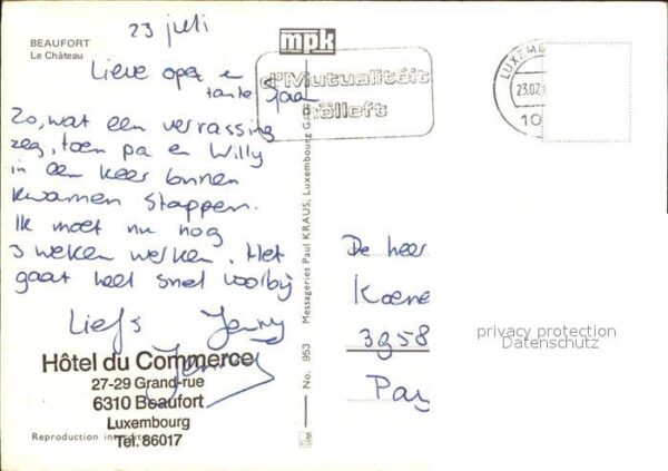 Beaufort Befort Luxembourg Chateau – Bild 2