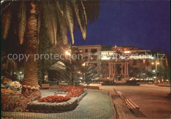 ALASSIO Savona Liguria IT bei Nacht