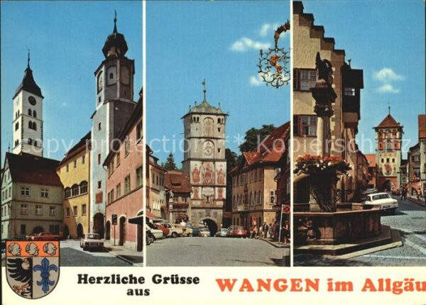 Wangen Allgaeu St. Martins-Kirche Ravensburger- und Li