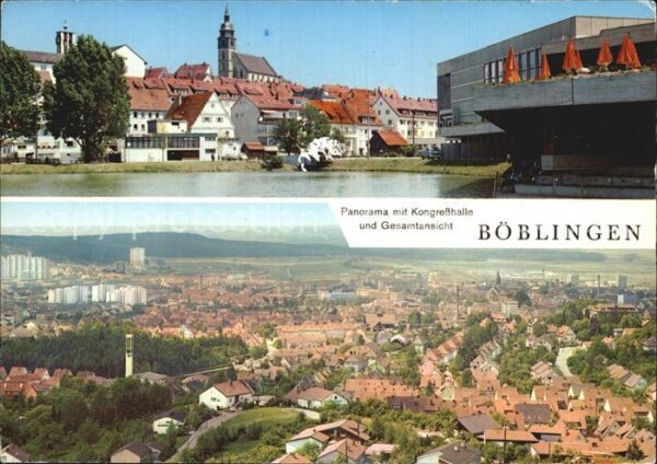 Boeblingen Kongreßhalle Fliegeraufnahme