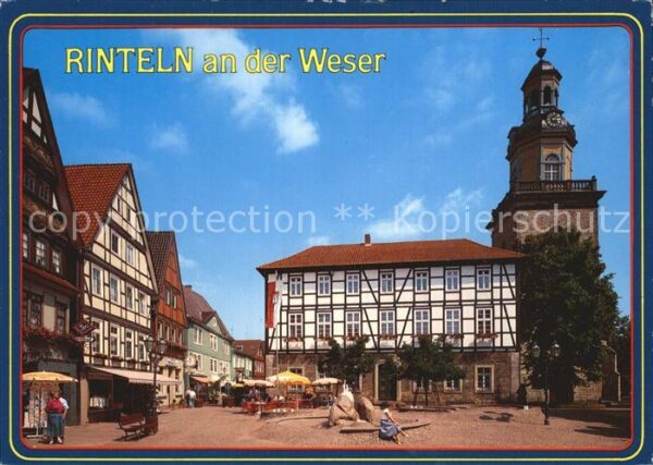 Rinteln Marktplatz Fachwerk