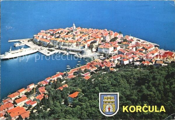 Korcula Luftaufnahme