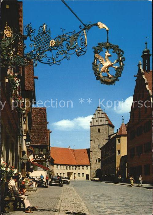 Dinkelsbuehl Greifenschild Rothenburger Tor