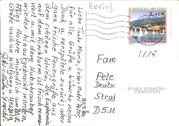 Rovinj Istrien Ansicht Hafen – Bild 2