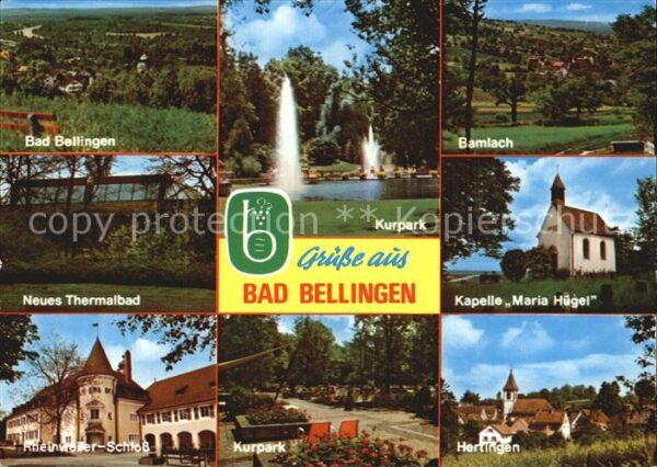 Bad Bellingen Maria Hügel Bamlach Rheinweiler Schloss