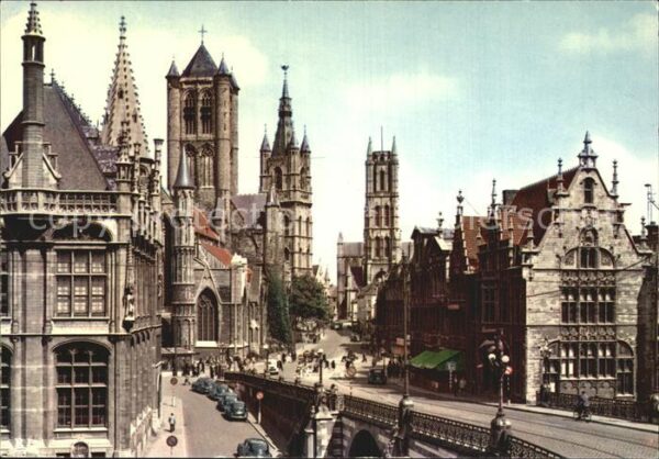 Gent Gand Flandre Sint Niklaaskerk Belfort