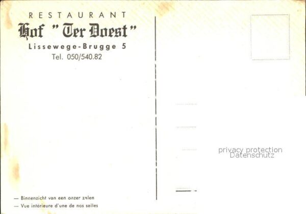 Lissewege Brugge Restaurant Hof Boest – Bild 2