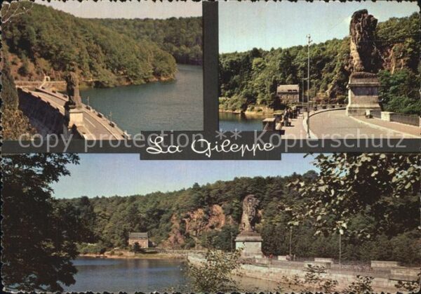 La Gileppe Stausee Ansichten