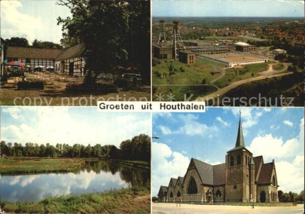 Houthalen Bergwerk Kirche Hof