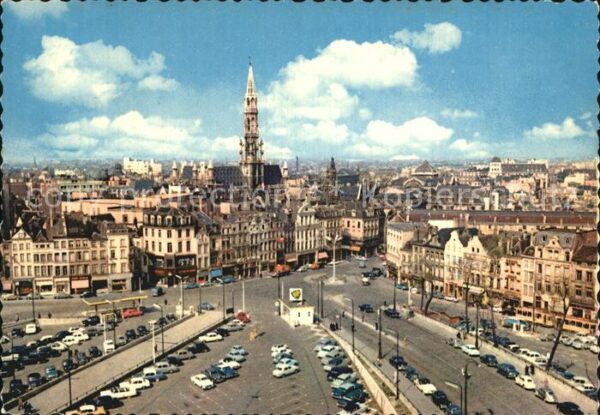 Bruxelles Bruessel Rathausturm Ansicht
