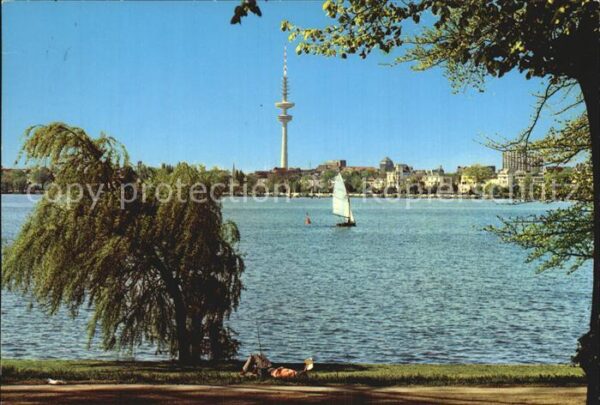 Hamburg Fernsehturm Alster