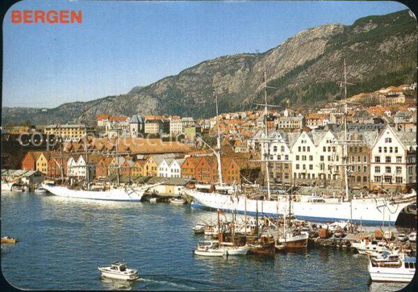 Bergen Norwegen Hafen