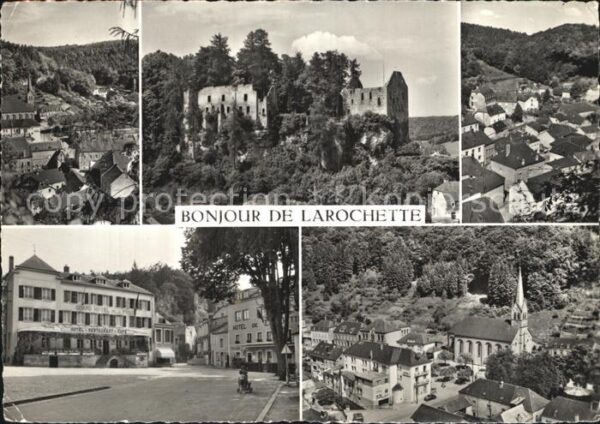 Larochette Luxembourg Burg Kirche Stadtansichten