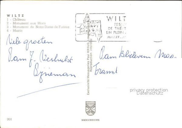 Wiltz Luxembourg Schloss Monument Rathaus Notre Dame – Bild 2
