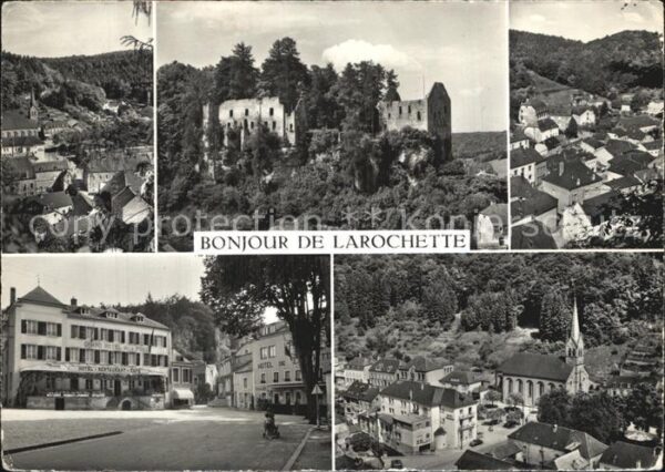 Larochette Luxembourg Burg Stadtansichen