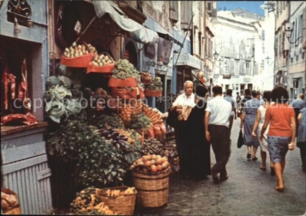 Corfu Korfu Markt