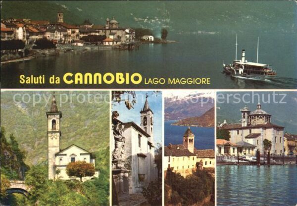 Cannobio Lago Maggiore Kapelle Kirche Panorama