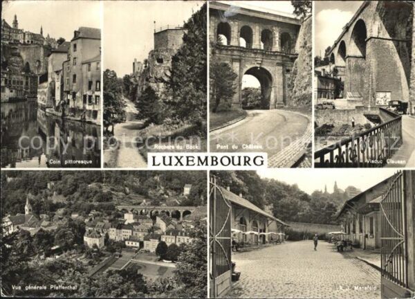 LUXEMBOURG  Luxemburg Pfaffenthal Manefeld Schlossrücke Viadu