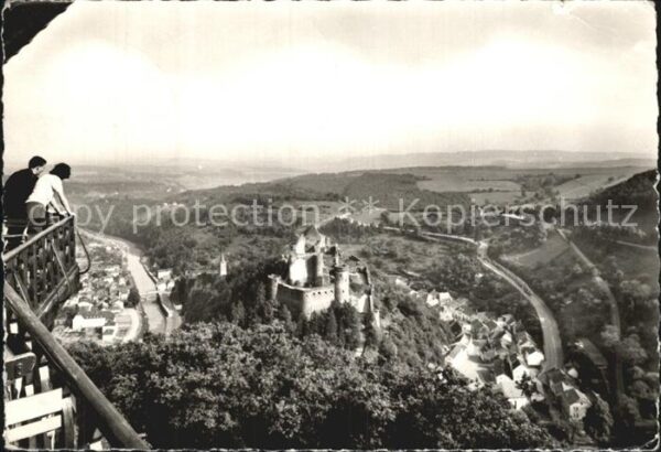 Vianden Schloß Stadtansicht