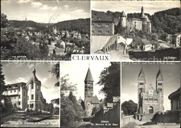 Clervaux Panoramat Schloss Klinik St Francois Ki