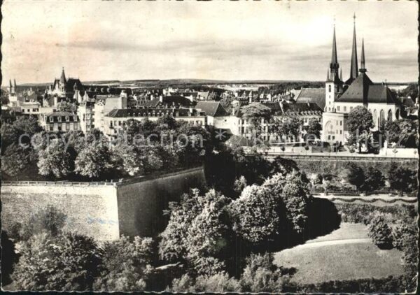 LUXEMBOURG  Luxemburg Panorama Kathedrale