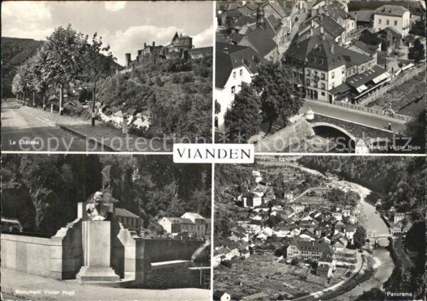 Vianden Schloss Maison Monument Victor Hugo Pan