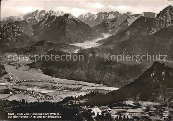 Kitzbuehel Tirol Höfener Alm Zugspitze Hahnenkamm