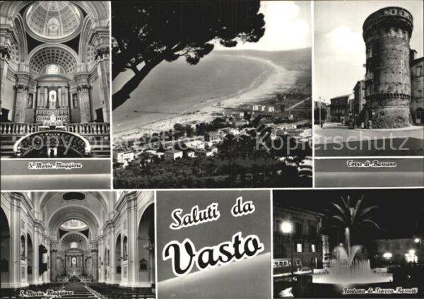 Vasto Turm Brunnen San Maria Strand