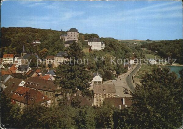 Blankenheim Eifel Burg Weiher Schwimmbad