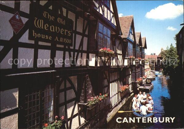 Canterbury Kent Old Weavers Kanal Boot