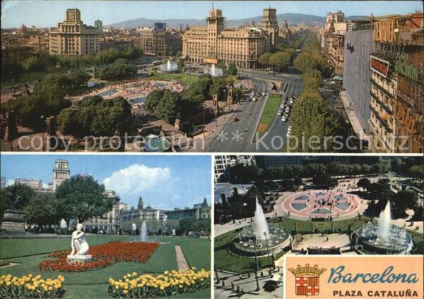Barcelona Cataluna Plaza Cataluna