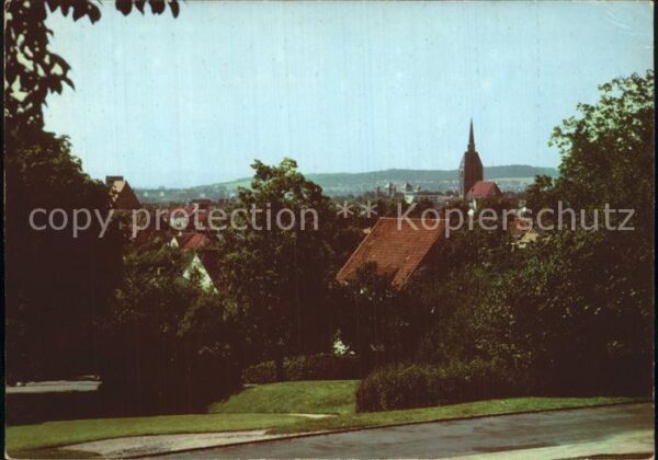 Hildesheim Idyllischer Blick zur Stadt