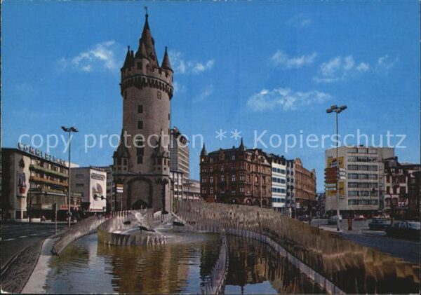 Frankfurt Main Eschenheimer Tor Brunnen
