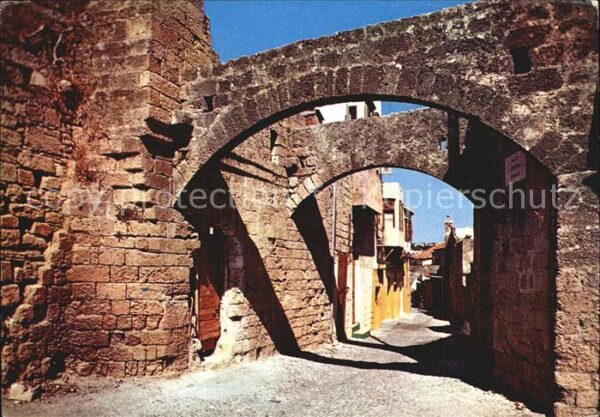 Rhodos Rhodes Aegaeis Altstadt
