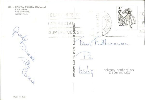 Santa Ponsa Mallorca Islas Baleares Luftaufnahme Hotelanlagen – Bild 2