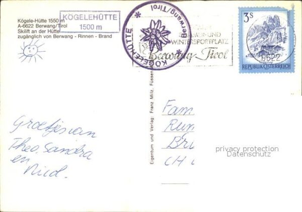 Berwang Tirol Kögele Hütte – Bild 2