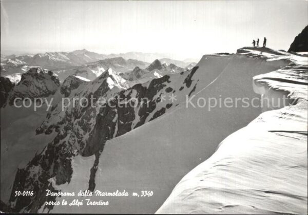 Marmolada Trentiner Alpen Winter